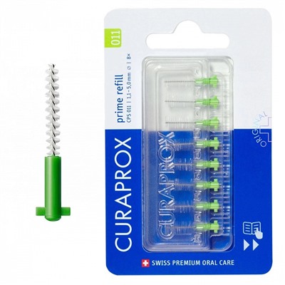 Сменные ёршики CURAPROX CPS 11 Prime Refill (1,1 мм), 8 шт