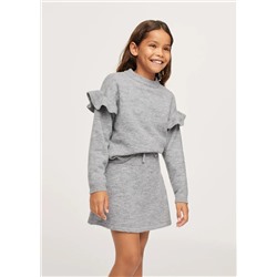 Falda punto jaspeado -  Niña | MANGO OUTLET España