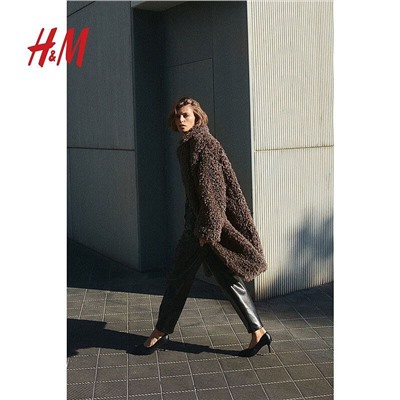 Мягкое плюшевое демисезонное пальто H&*M ❤️   Оригинал. Оф магазин.