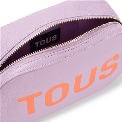Bolso bandolera Tous Lynn - cuero - lila claro