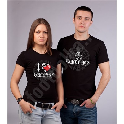 Парные футболки "Vampire" /вампир/