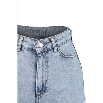 Blue Denim Beach Shorts TBESS23SR00030