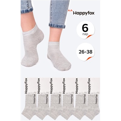 Набор детских носков 6 пар Happyfox