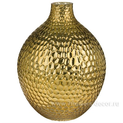 Ваза "Gold" (стекло), D18xH23 см