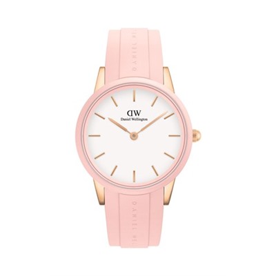 Reloj de cuarzo de silicona Iconic Motion - 40 mm - Rosa y rosa dorado