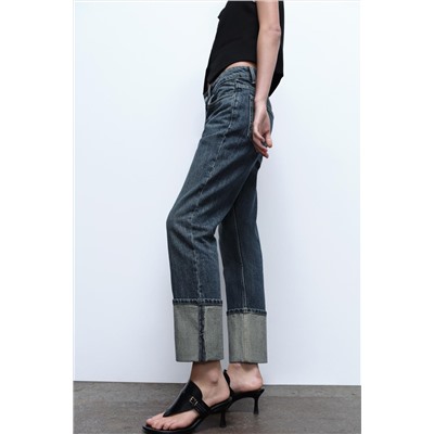 JEANS TRF SLIM LEG TIRO MEDIO