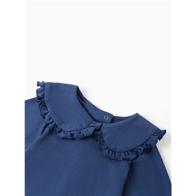 Кофточка для девочки Крошка Я BASIC LINE, рост 86-92 см, синяя