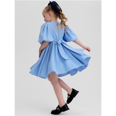 Платье для девочки, MINAKU :Party Dress, цвет голубой, рост 128 см