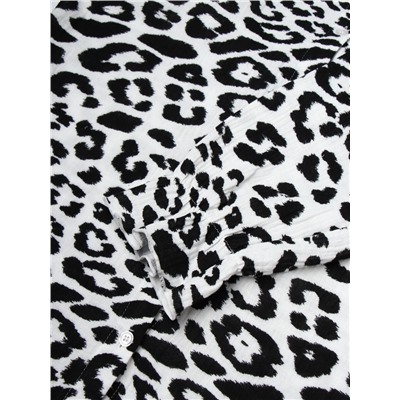 Комплект домашний женский (рубашка, шорты) KAFTAN «Муслин: leopard» размер 44-46