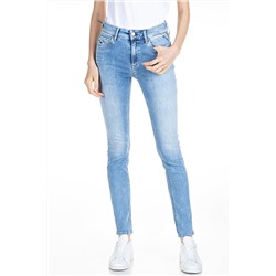 Vaquero skinny fit de tiro alto Luzien - Azul