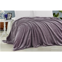 Плед KARVEN Super Soft MELINDA 200*220 п/э евро Р 942 лиловый (Акция).