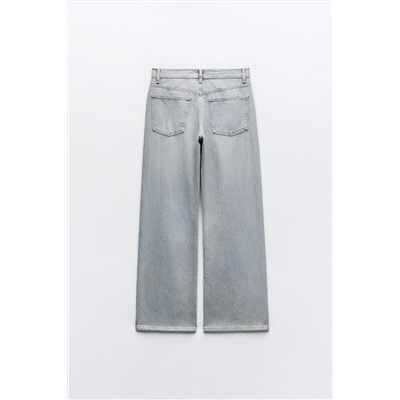 JEANS TRF ARANDELAS TIRO ALTO