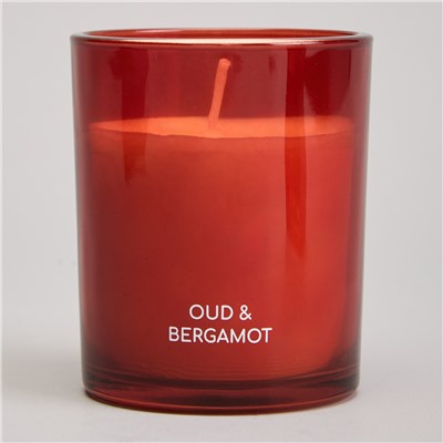 НАБОР АРОМАТИЧЕСКИЙ "LUXURY" СВЕЧА В СТАКАНЕ 6*7,5 СМ И ДИФФУЗОР 70 МЛ OUD&BERGAMOT