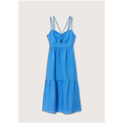 Vestido 100% lino -  Mujer | MANGO OUTLET España