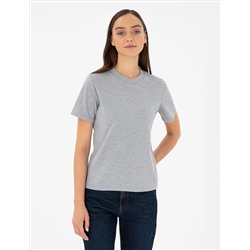 Серый меландж Slim Fit T -For