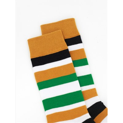 Носки р.40-45 "Geometry and Line" Yellow and White