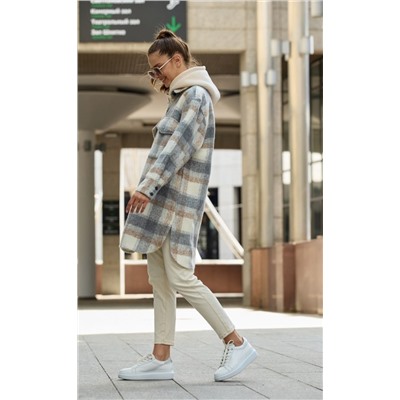 Рубашка утепл P322-0420 l.grey