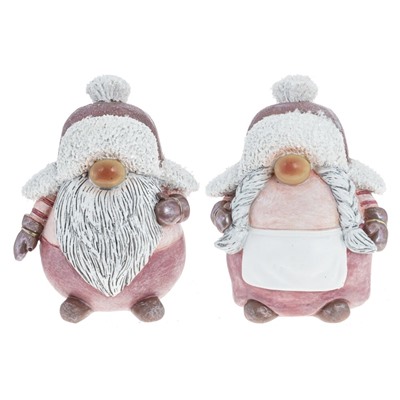 Фигурка декоративная "Гном", L10 W8 H13 см, 2в.