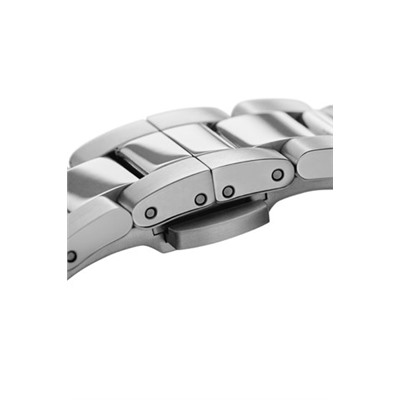 Reloj de cuarzo de acero Iconic Link - Plateado
