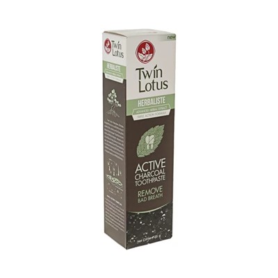 Зубная паста TWIN LOTUS с углем, 25 гр