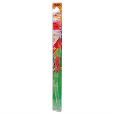 Зубная щетка DrClean S66, средняя жесткость, 1 шт