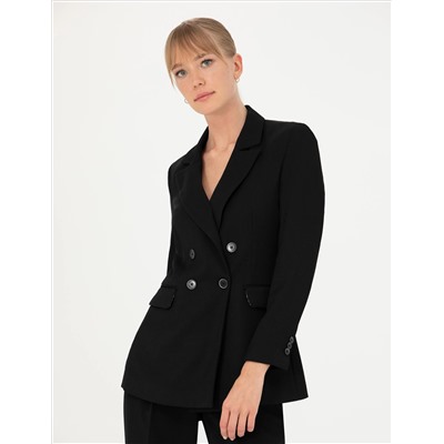 Black Cruve Slim Fit Jacket