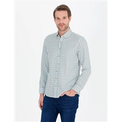 Aqua Slim Fit рубашка с длинным рукавом