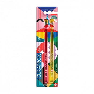 Набор зубных щёток CURAPROX 5460 Ultrasoft Duo Power Smile 2023