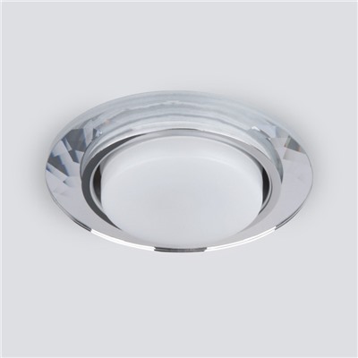 Нарушена упаковка.   1061 GX53 CL Встраиваемый светильник Elektrostandard прозрачный (a033997) 1061 GX53 CL прозрачный