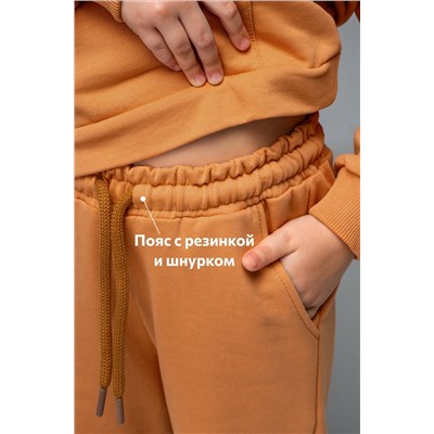 Костюм для девочки оверсайз из футера трехнитки Happyfox