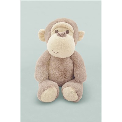 Babyblooms Monkey Soft Toy with Personalised Blue Stripe Pyjamas
