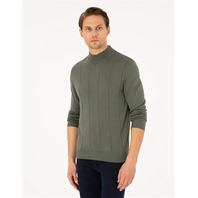 Smoke Slim Fit Half Fisherman Yaka Krietwear Kazakh