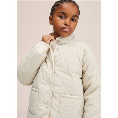 Anorak acolchado pespunteado -  Niña | MANGO OUTLET España