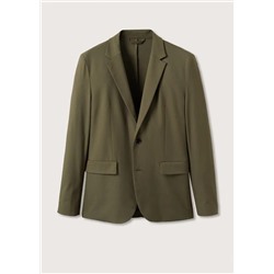Americana traje slim fit stretch -  Hombre | MANGO OUTLET España