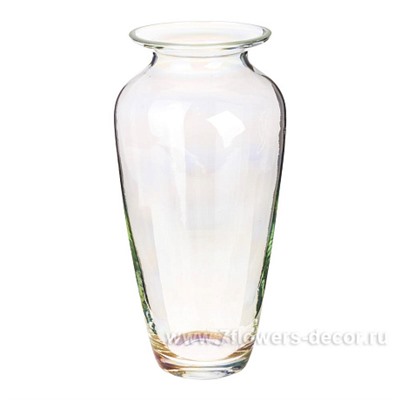 Ваза "Мальвина Люстр" (стекло), D14,8xH28,5 см