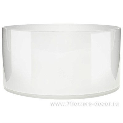 Ваза "White" (стекло), D17xH20 см