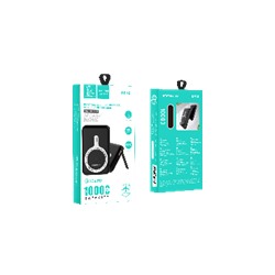 Портативный аккумулятор DENMEN DP18 10000 mAh PD 20W magnetic wireless (белый)