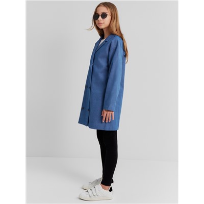 Рубашка для девочки MINAKU: Jeans collection, цвет голубой, рост 158 см