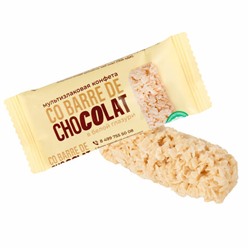 Конфеты мультизлаковые CO BARRE DE CHOKOLAT с белой глазурью, 135 г, УТ-00032332