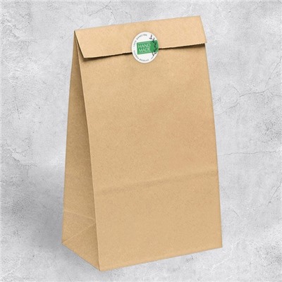 Наклейки для бизнеса Hand made, белые, 50 шт, 4 х 4 см
