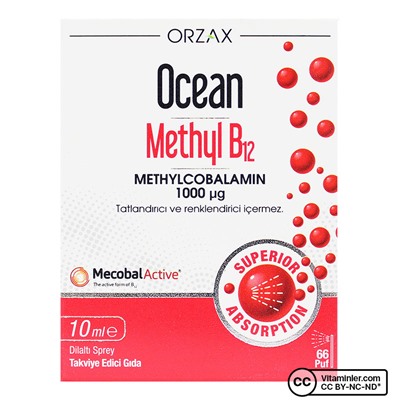 Ocean Methyl B12 1000 мкг 10 мл спрей