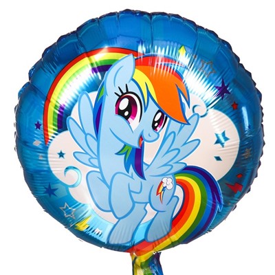Шар воздушный «Радуга Деш», 18 дюйм, фольгированный, My Little Pony
