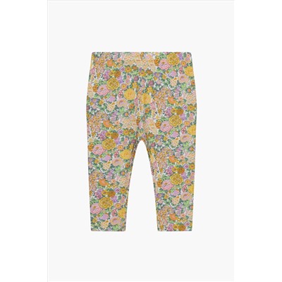 Trotters London Yellow Little Liberty Print Lemon Elysian Day Leggings