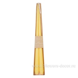 Набор свечей конических (воск), H35 см (2шт)