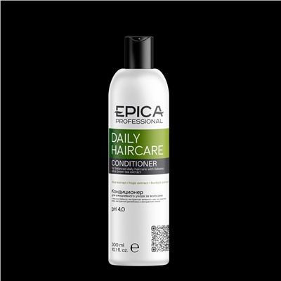 Daily Haircare Кондиционер для ежедневного ухода с маслом бабассу и экстрактом зеленого чая, 300 мл.