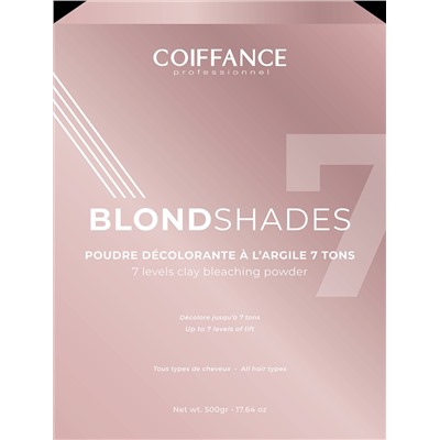 557 Осветляющая пудра с глиной 7 тонов, 500 гр. BLONDSHADES - POUDRE DECOLORANTE A L’ARGILE 7 TONS