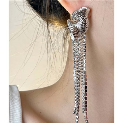 Серьги длинные на гвоздиках арт. 13 3859 (id 277285)