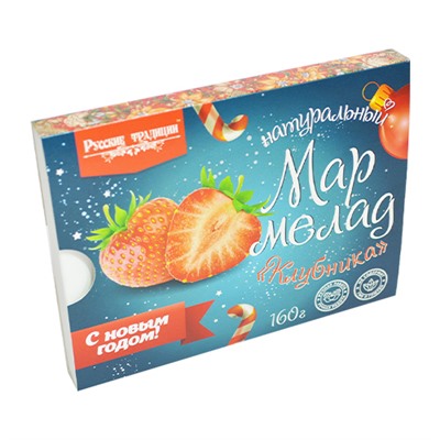 Натуральный мармелад "Клубника" НГ, 160 г