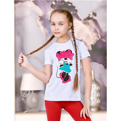 Футболка для девочки KETMIN FAVORIT PERSON цв.Белый