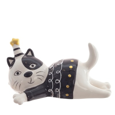 Фигурка декоративная "Кот",  L12 W8 H7,5 см, 2в.